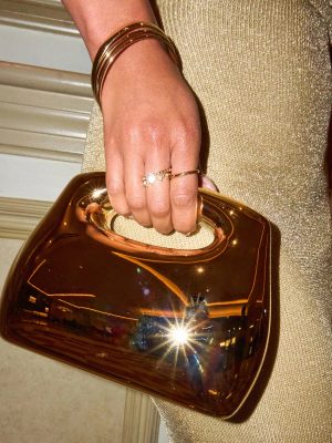 Hold My Shine Metallic Mini Bag
