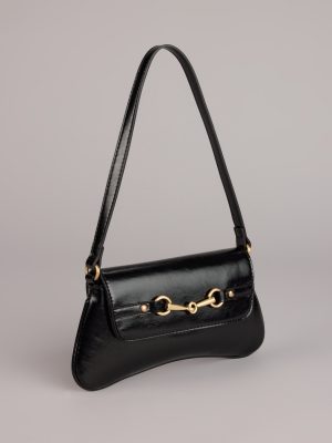 Polished Edge Shoulder Bag