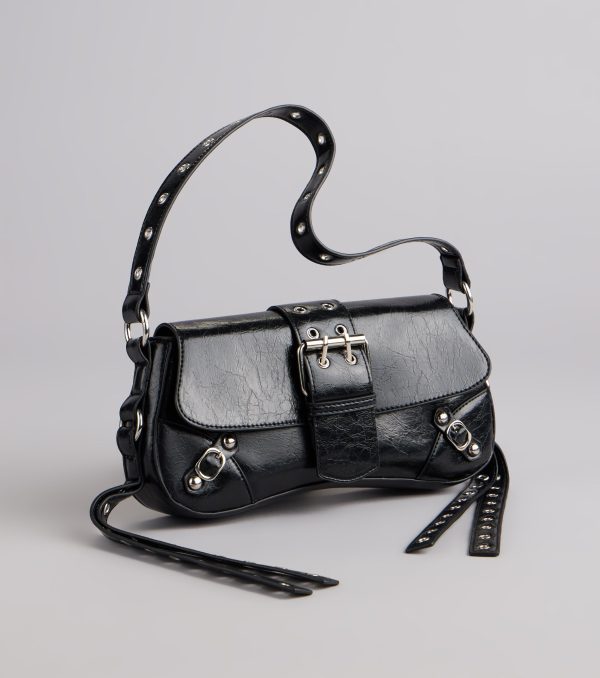 Street Icon Buckle Shoulder Bag