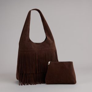 Fringe Benefits Fringe Tote Bag With Pouch