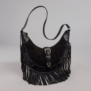 Buckle Babe Fringe Shoulder Bag