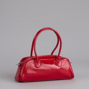 Bold And Glossy Patent Shoulder Bag
