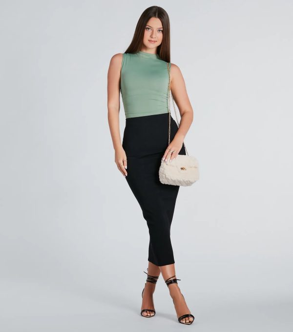 Furry And Fab Quilted Crossbody Bag - Image 5