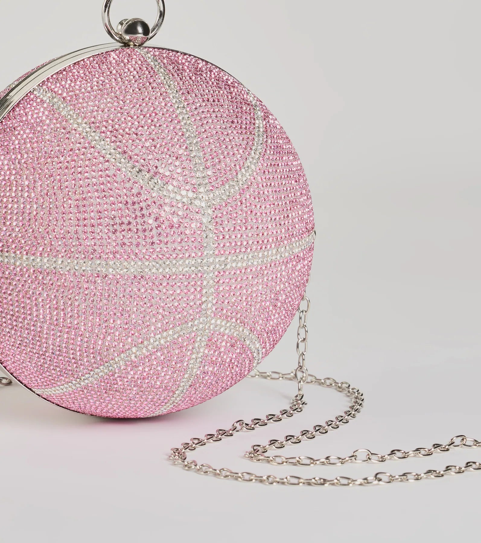 Time Out Rhinestone Basketball Clutch - Image 4