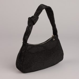 Glow Factor Rhinestone Shoulder Bag