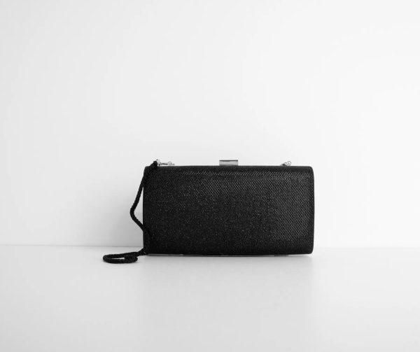Set For The Soiree Glitter Box Clutch - Image 7