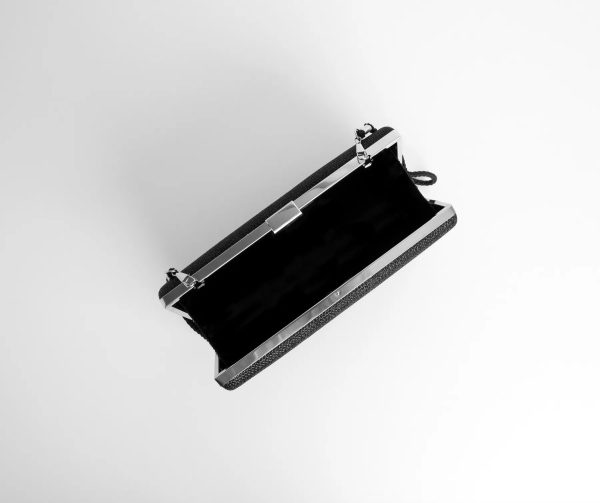 Set For The Soiree Glitter Box Clutch - Image 8