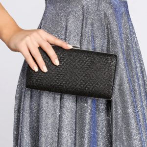 Set For The Soiree Glitter Box Clutch