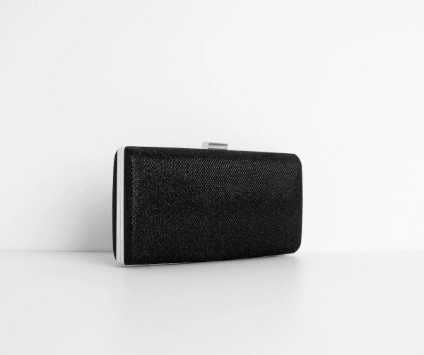 Set For The Soiree Glitter Box Clutch - Image 4