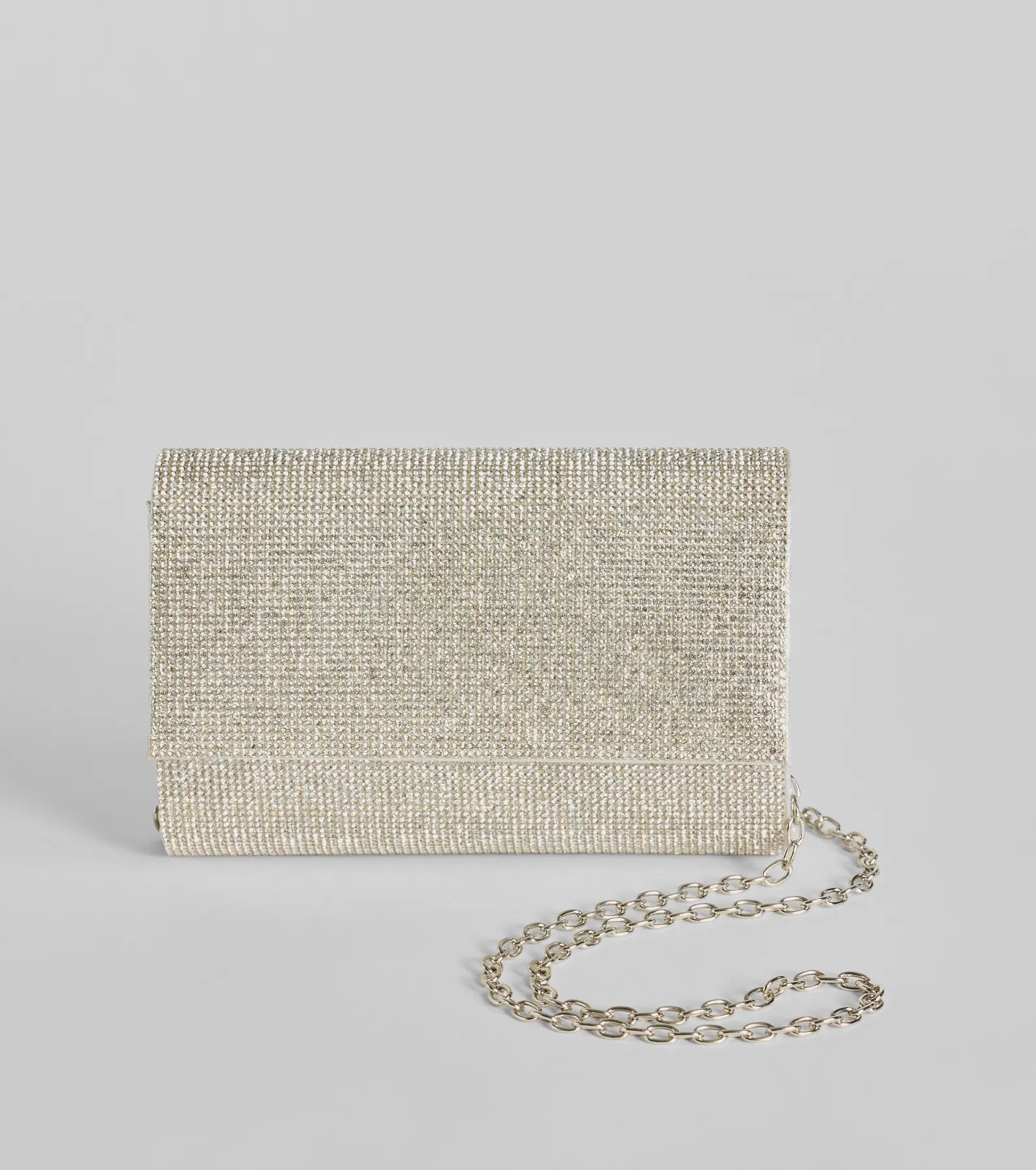 Luxe Glamour Rhinestone Box Clutch - Image 6