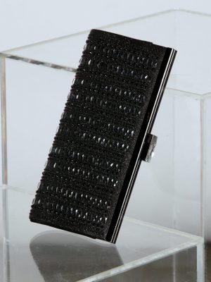 Go For Glam Rhinestone Box Clutch