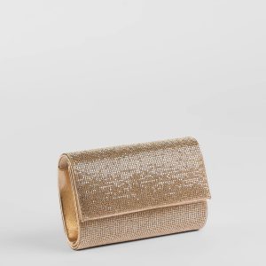 Luxe Glamour Rhinestone Box Clutch