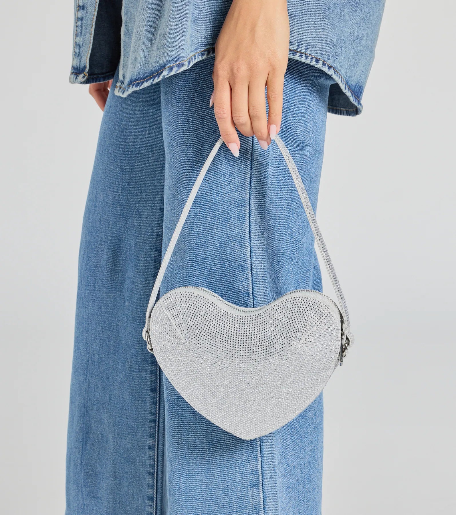 Forever In My Heart Rhinestone Bag - Image 3