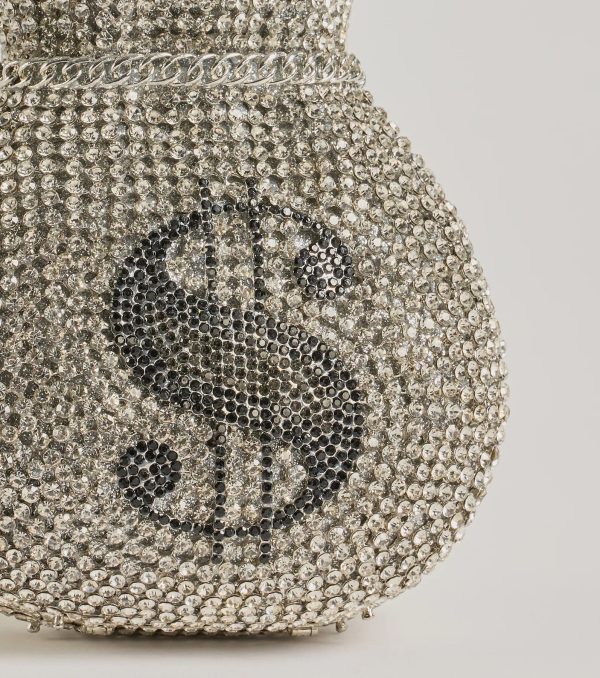 Get That Money Rhinestone Clutch - Image 2