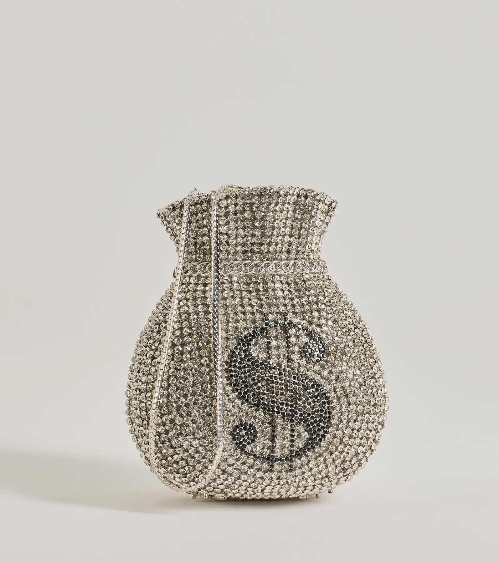 Get That Money Rhinestone Clutch - Image 3