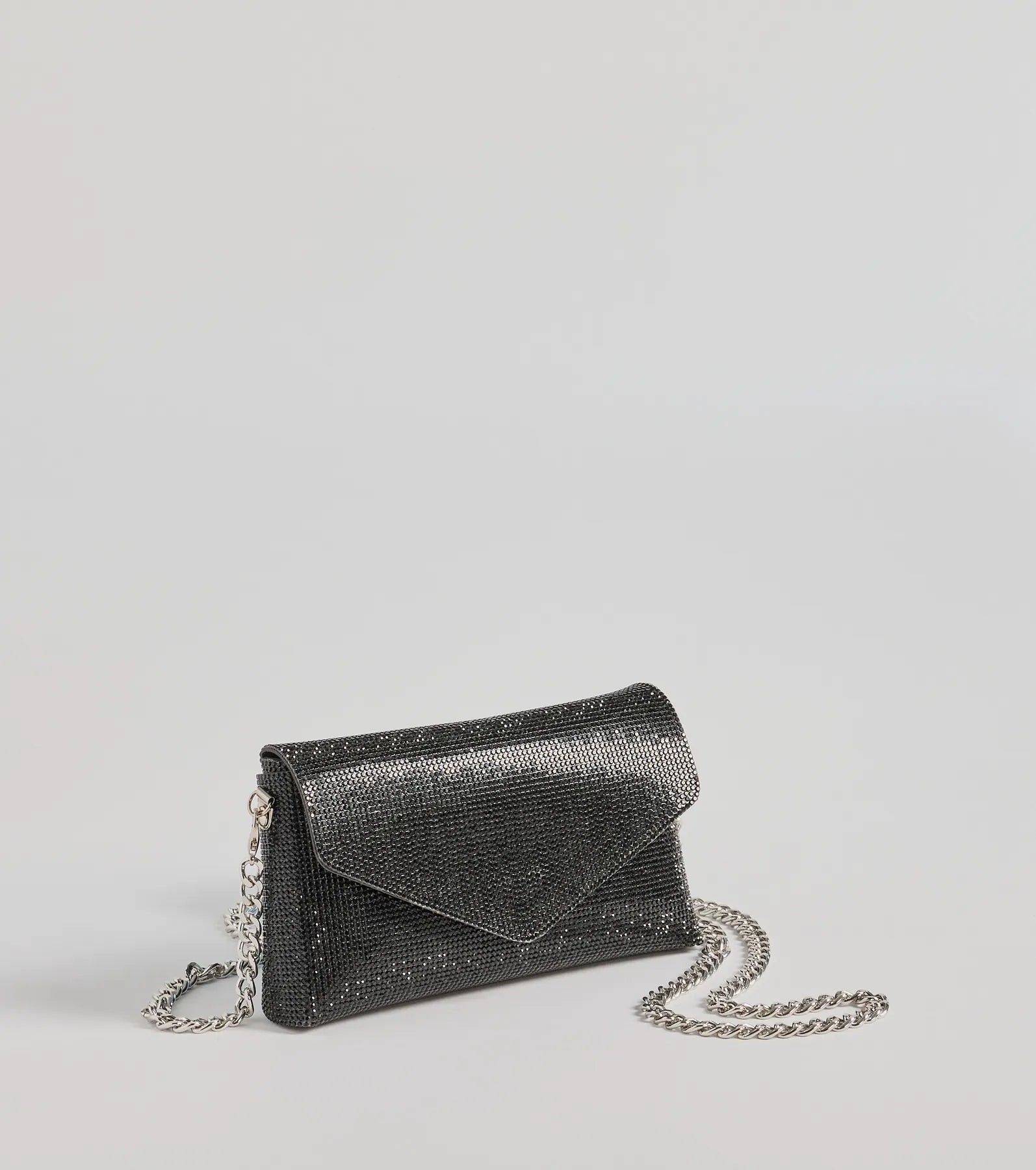 Sparkle Effect Rhinestone Crossbody Purse - Image 6