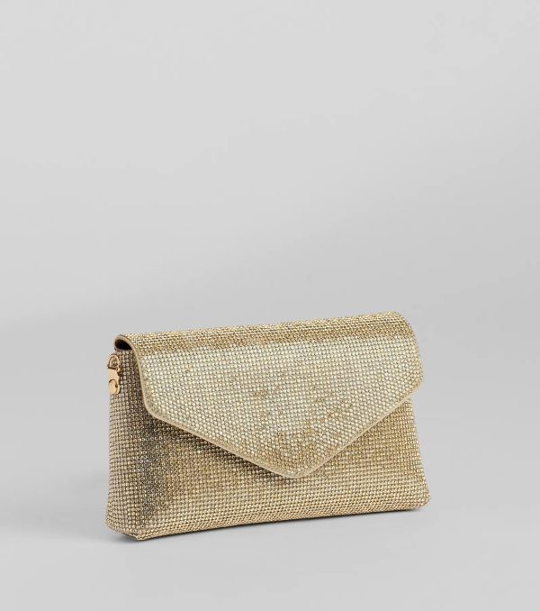Sparkle Effect Rhinestone Crossbody Purse - Image 7