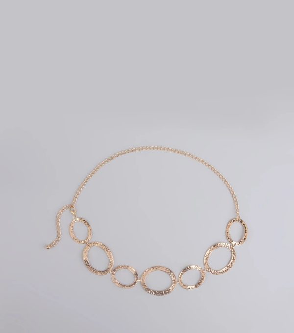Trendy Element Oval Chain Belt