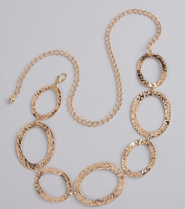 Trendy Element Oval Chain Belt - Image 2