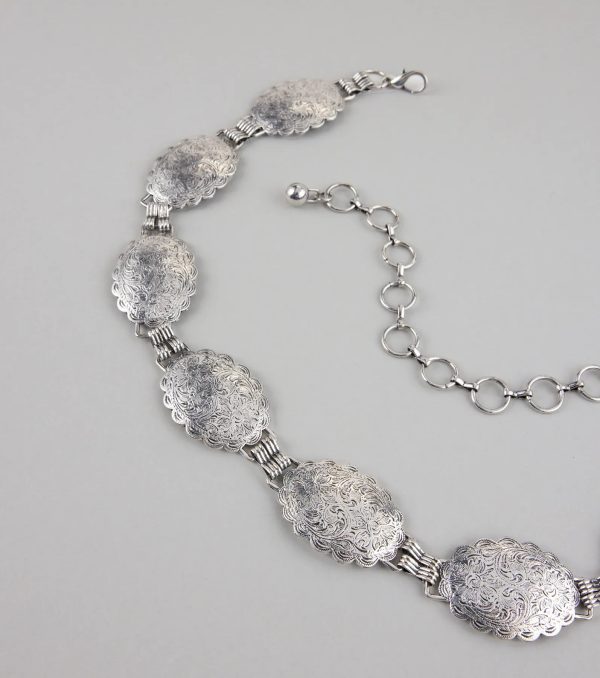 Gone Glam Concho Chain Belt - Image 2