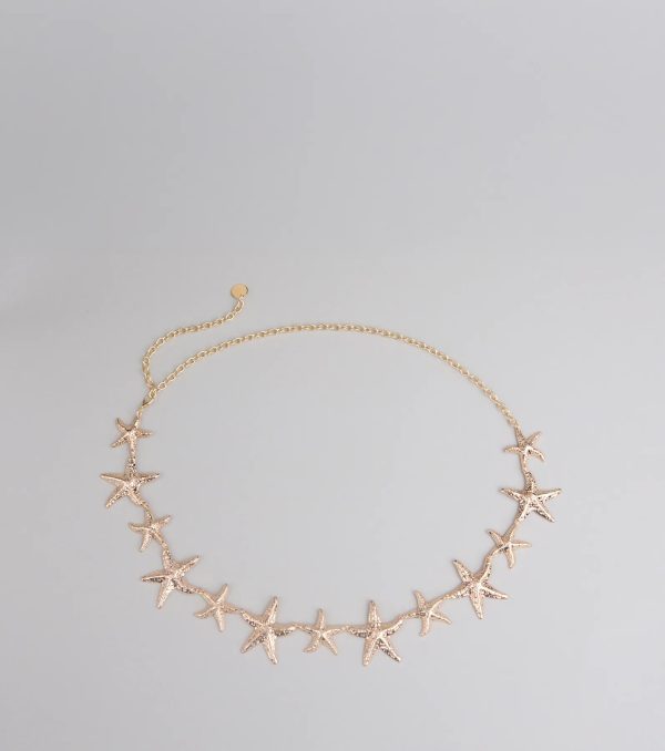 Mermaid Muse Starfish Chain Belt