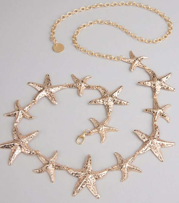Mermaid Muse Starfish Chain Belt - Image 2