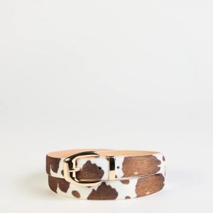 Wild Pastures Cow Print Belt