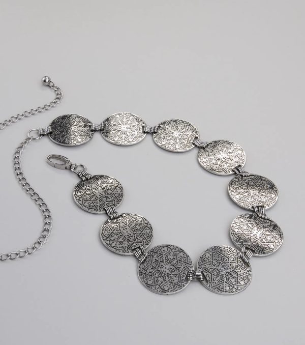 Moving Freely Medallion Chain Belt - Image 5