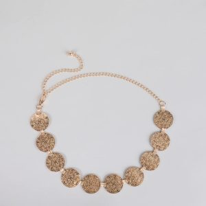 Moving Freely Medallion Chain Belt