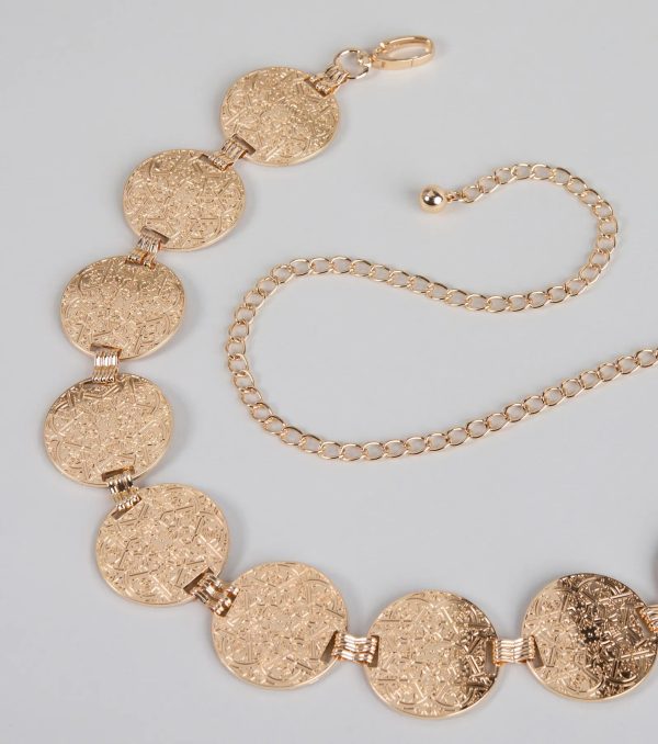 Moving Freely Medallion Chain Belt - Image 2