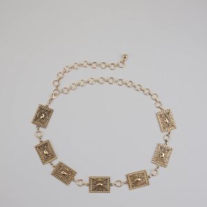 Boho Look Concho Chain Belt
