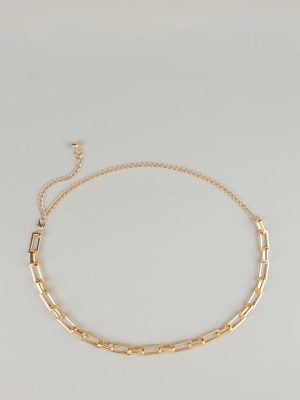 Power Play Rectangular Chain Belt