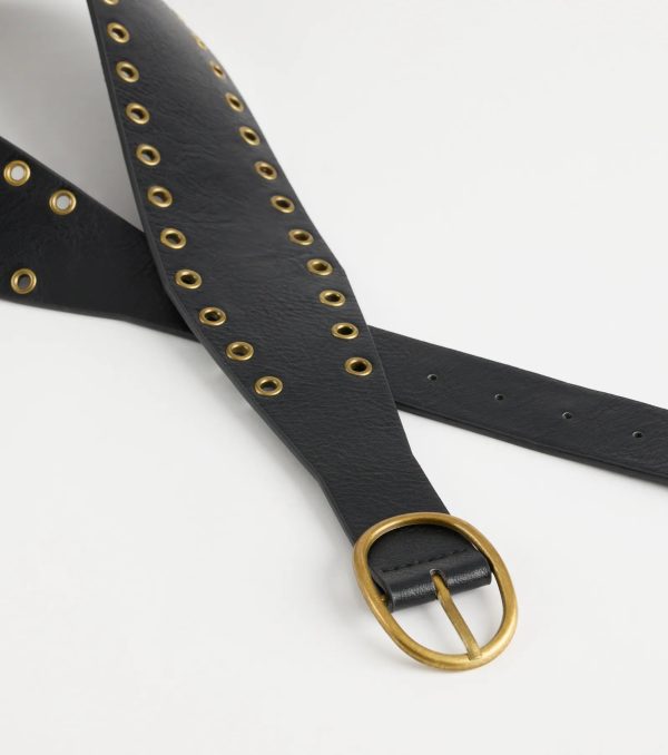 Trendy Rebel Statement Grommet Belt - Image 2