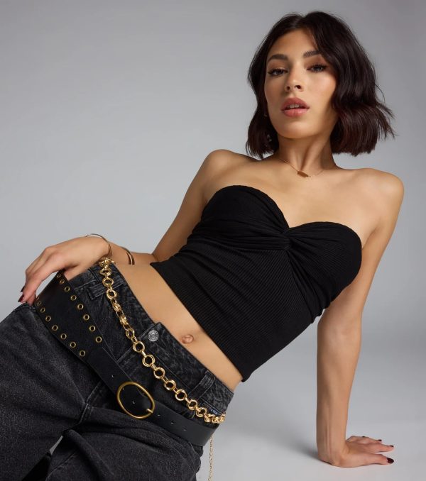 Trendy Rebel Statement Grommet Belt - Image 3