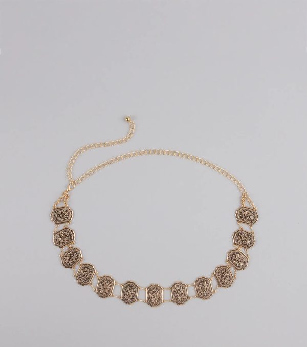 Cherished Treasure Oval Western Belt