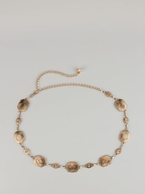 Cowgirl Core Concho Chain Belt