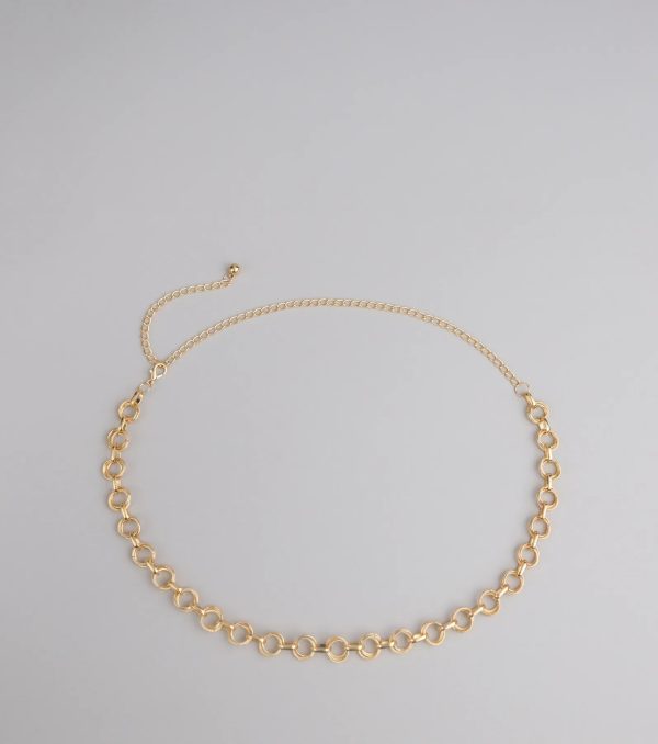 Linked Up Ring Chain Belt