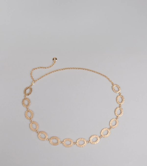 Southern Grace Oval Chain Belt