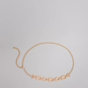 Charming Ways Textured Chain Belt