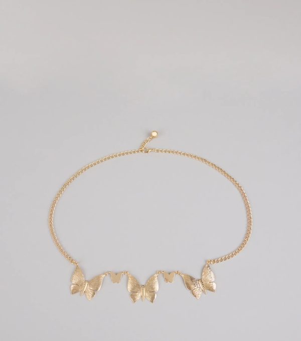 Chic Daydream Butterfly Chain Belt