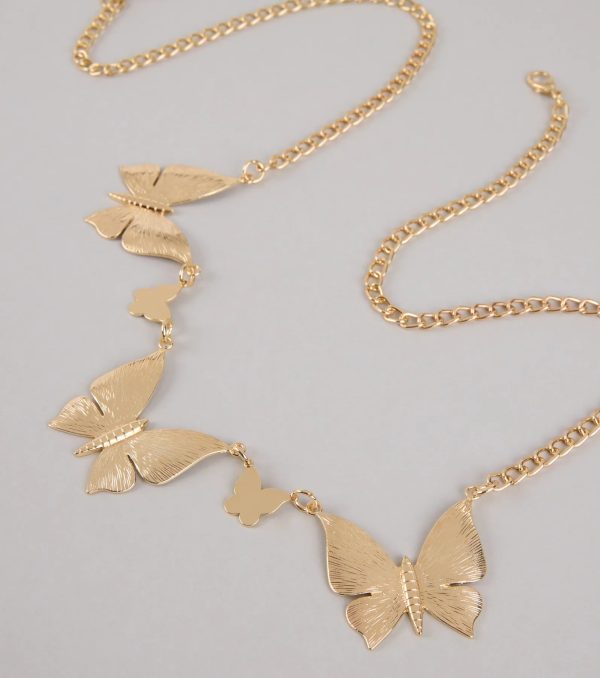 Chic Daydream Butterfly Chain Belt - Image 2
