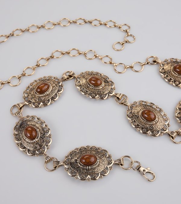 Southern Wind Statement Concho Chain Belt - Image 5