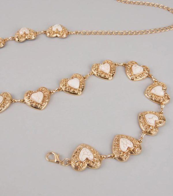 Wanderlust Dreams Heart Chain Belt - Image 2