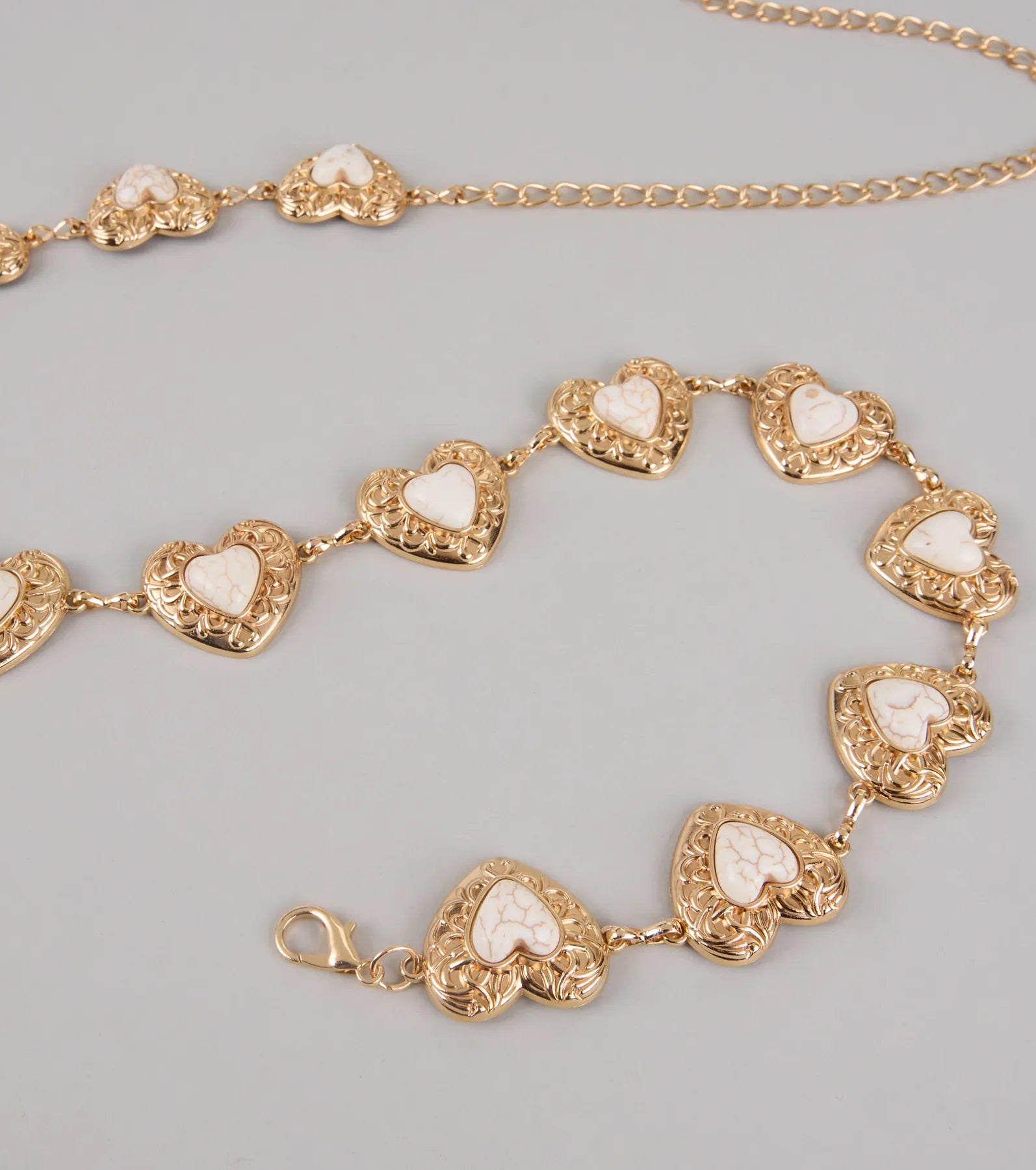 Wanderlust Dreams Heart Chain Belt - Image 2