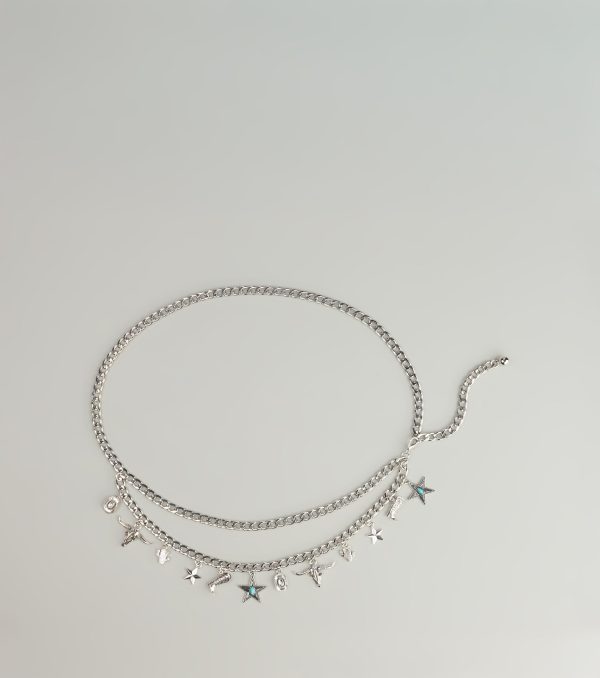 Playful Vibe Western Charm Chain Belt