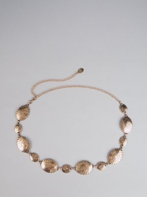Gilded Elegance Medallion Chain Belt