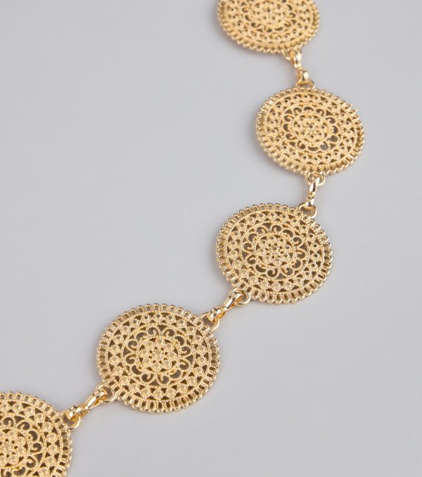 Linked in Luxe Filigree Chain Belt - Image 3