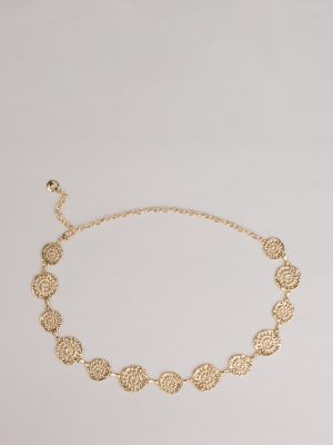 Linked in Shine Disc Chain Belt