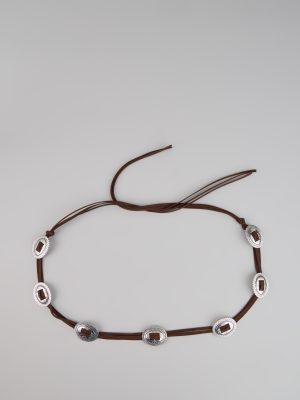 Western Glow Concho String Belt