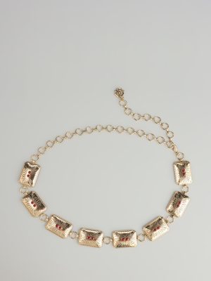 Desert Rose Concho Chain Belt